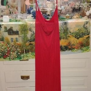 Elegant Red Women's Dress
